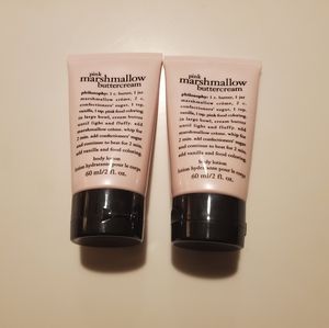 2 Philosophy Pink Marshmallow Buttercream Lotions
